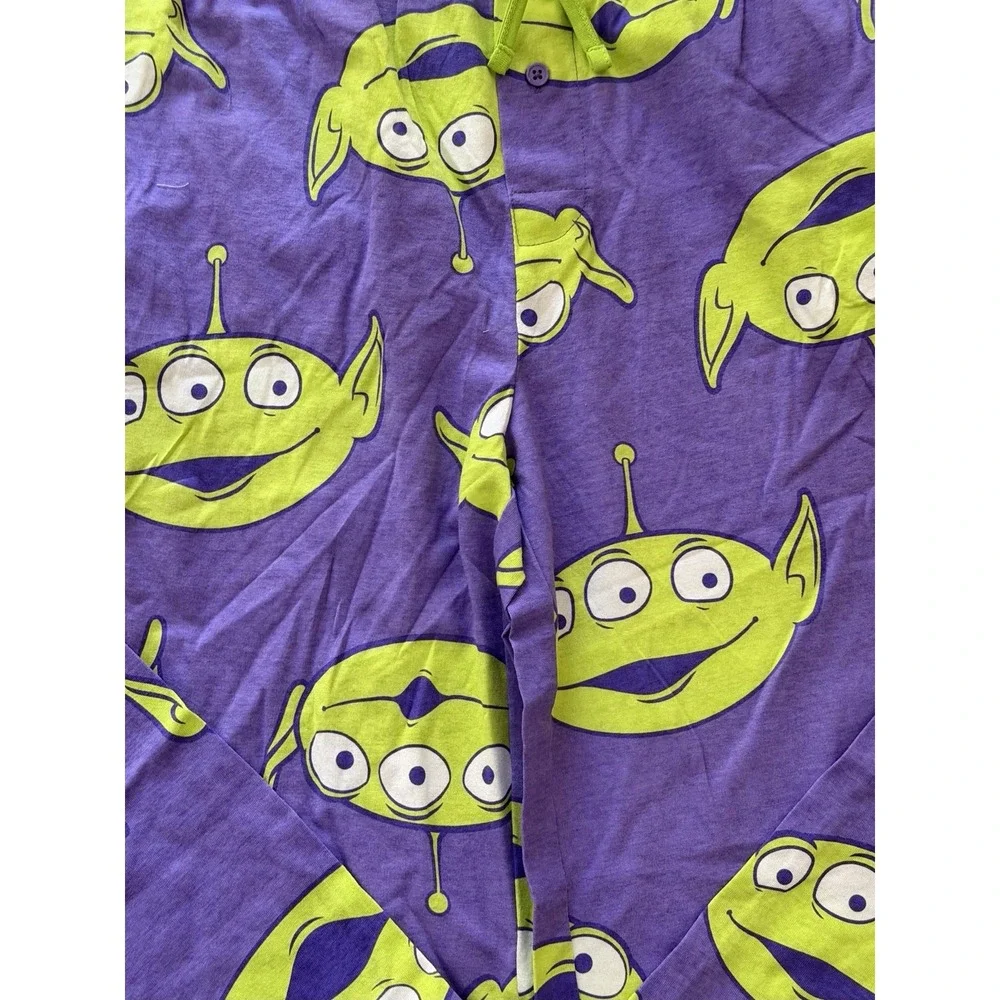 Disney Pixar Toy Story Alien Knit Pajama Pants, Men's Small Purple NWT - Picture 5 of 9